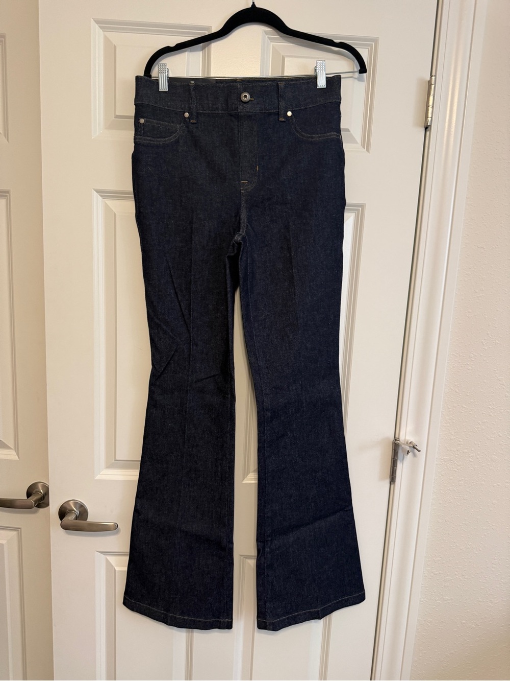 SPANX Dark Blue Flare Jeans NWT